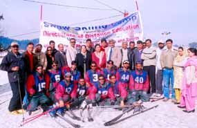 Participants of Skiing Camp at Gulmarg