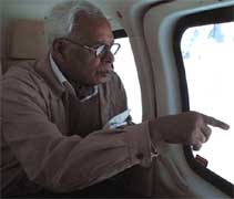 Governor, Shri N. N. Vohra during arial survey of route to the Holy Cave Shrine of Shri Amarnathji.