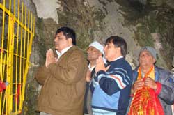 Vyas Purnima being observed at the Holy Cave of Shri Amarnathji.