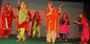 A view of Folk Dances during Navratra Festival- 2009.