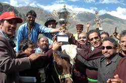 Horse Polo Championship Winners at Drass, Kargil - Ladakh.