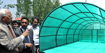 View of Shelter Sheds for Yatris of Shri Amarnathji Yatra - 2011