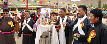 Minister for Tourism and Culture, J&K inaugurating Ladakh Festival in Ladakh