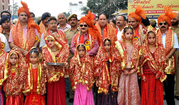 Inauguration of Navratra Festival 2011