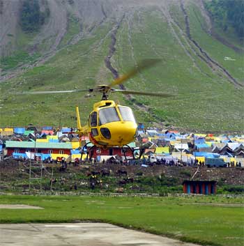 Helicopter Service for Shri Amarnathji