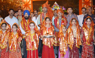 View of Navratra Celebrations at Katra, Jammu (J&K)