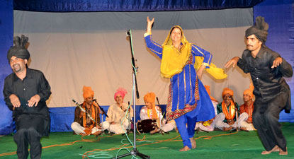 Song & Drama Division presenteding a Colourful Cultural Programme