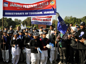 A view of Heritages walk during Jammu Festival-2013