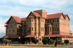 A view of Amar Mahal Palace Museum.