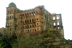 A rear view of Nala Damayanti Gallery.