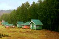 A view of Alpine Huts Sanasar.