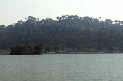 A view of Surinsar Lake.