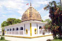 A view of Bani Temple near Jammu.