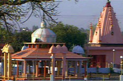 A view of Kameshwar Temple, Akhnoor.