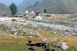 A view of Nag Temple, Sarthal.