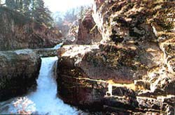 Aharbal Falls.