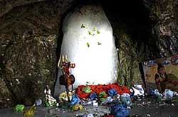 Shiv Lingam in Shri Amarnathji Shrine Cave