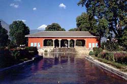 Shalimar Bagh in Srinagar, Kashmir.