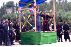Archery is a popular pastime in the Suru valley
