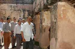 Minister for Tourism and Culture, Jammu & Kashmir during visit to Bahu Fort, Jammu
