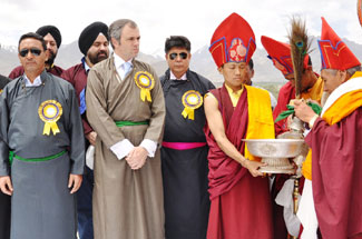 Inaugural ceremony at Sindhu Festival 2011 in Ladakh.