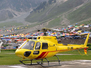 Helicopter for Shri Amarnath Yatra