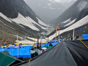 The Camps located along Shri Amarnathji Yatra