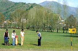 The Kashmir Golf Course at Srinagar.