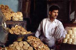 A view of traditional bakery shop in Srinagar. 
